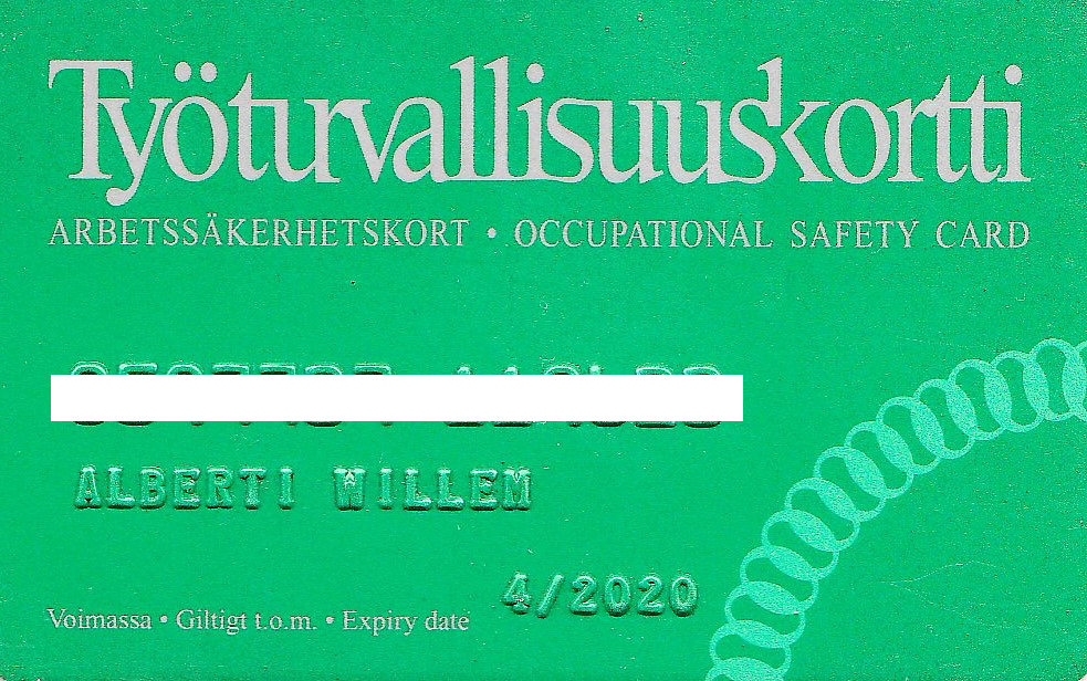 Työturvallisuuskortti